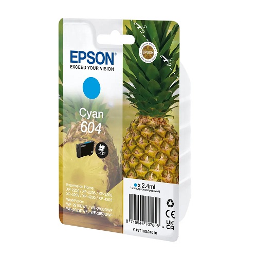 Original Epson Tintenpatrone T10G24010 cyan, 2.4 ml, 130 Seiten