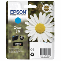 Cartouche d`encre original Epson cyan, 3.3 ml, 180 pages