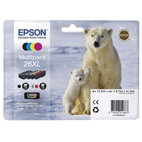 Set d`encre original Epson XL BCMY, 1x500, 3x700 pages