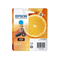 Cartouche d`encre original Epson T334240 cyan, 4.5 ml, 300 pages