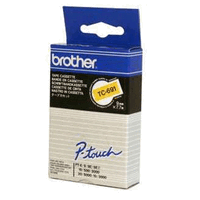 TC-691, PTOUCH bande, lamine noir/jaune, 9 mm