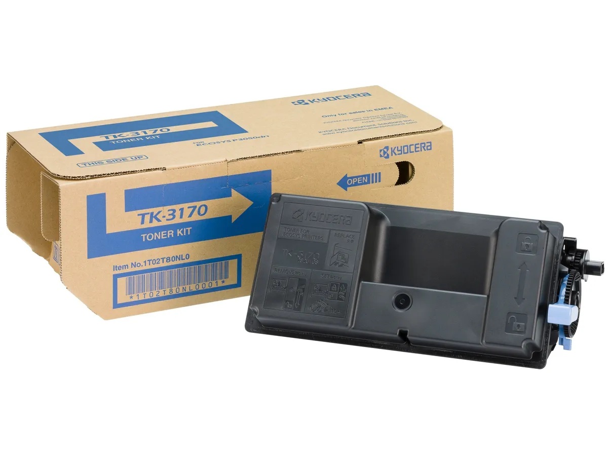 Original Kyocera Toner Cartridge black, 15500 Seiten