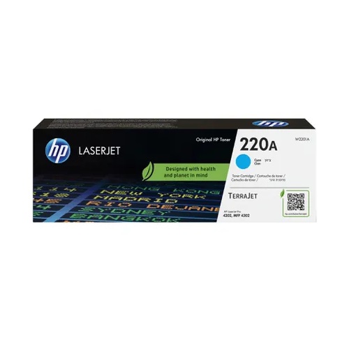 HP W2201A cartouche toner originale no. 220A cyan, 1800 pages