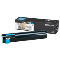 Cartouche toner original Lexmark cyan, 22000 pages