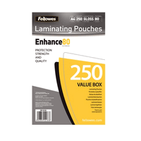 Fellowes pochettes  laminer brillantes pour A4, 80 micron, 250 pices