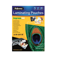 Fellowes pochettes  laminer brillantes pour A3, 100 micron, 100 pices