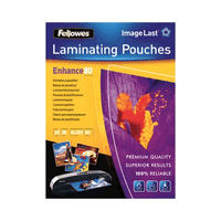 Fellowes pochettes  laminer brillantes pour A5, 80 micron, 25 pices
