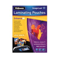 Fellowes pochettes  laminer brillantes pour A3, 80 micron, 25 pices