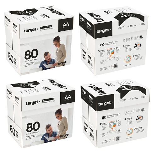 1 Palette Target executive premium Kopierpapier A4, 120000 Blatt, 80g/m2