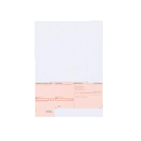 Bulletin de versement poste A4 orange encadr, 1000 feuilles, 90g/m2